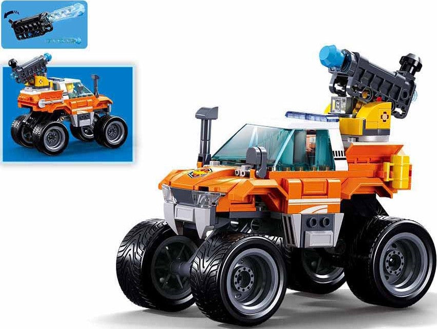 سلوبان - مركبة إنقاذ المدينة - لعبة سحب للخلف | ٢٧٢ قطعة | ٦ سنوات فما فوق