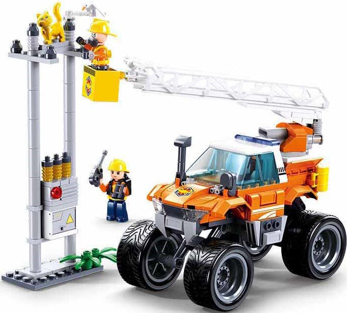 سلوبان - مركبة إنقاذ المدينة - لعبة سحب للخلف | ٢٧٢ قطعة | ٦ سنوات فما فوق