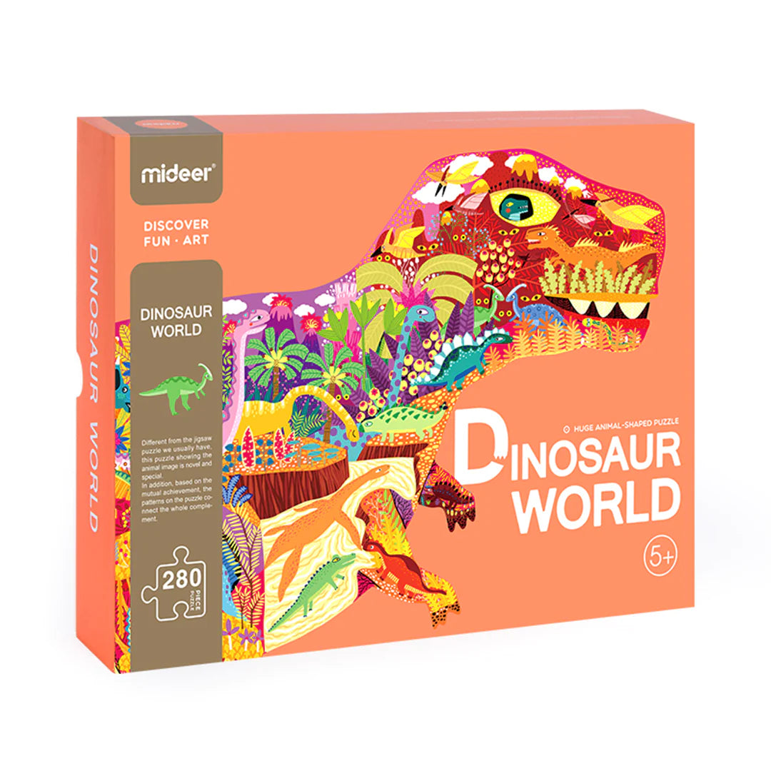 Mideer - Large Animal Shaped Puzzle Dinosaur World Mideer - Large Animal Shaped Puzzle Dinosaur World