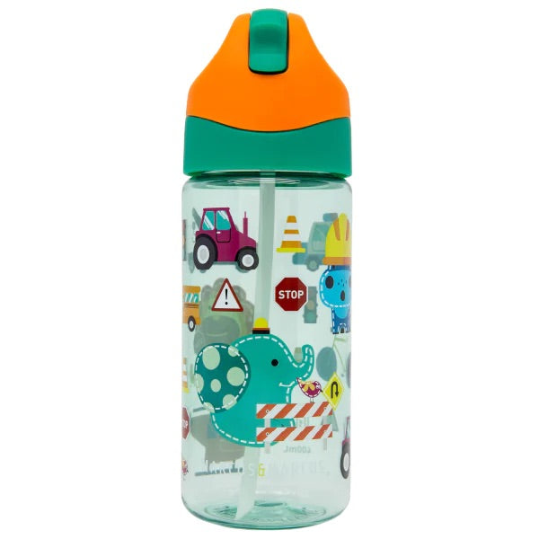 Marcus & Marcus - Germrepel Tritan Straw Bottle | Transportation | 400 ml Marcus & Marcus - Germrepel Tritan Straw Bottle | Transportation | 400 ml
