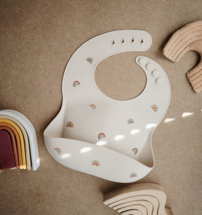 MUSHIE - Silicone Baby Bib | Butterflies