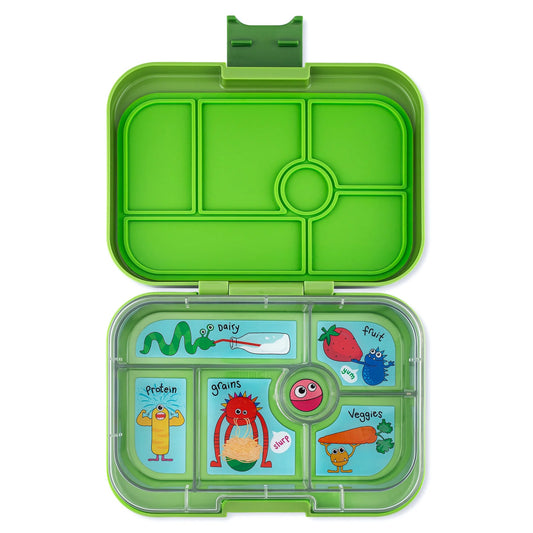 Yumbox - Bento Box | 6 Compartments | Monsters | Matcha Green