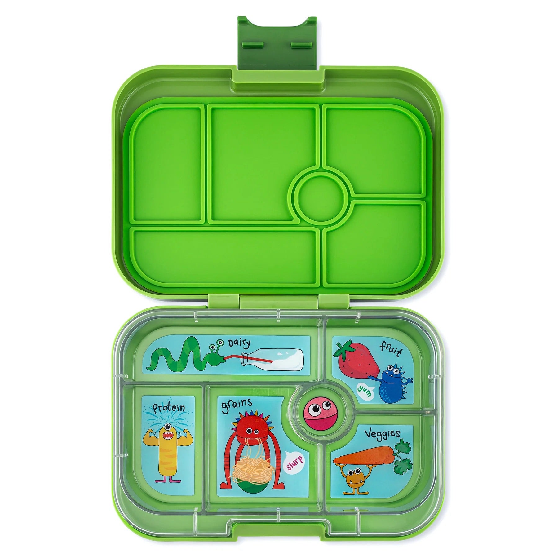 Yumbox - Bento Box | 6 Compartments | Monsters | Matcha Green Yumbox - Bento Box | 6 Compartments | Monsters | Matcha Green