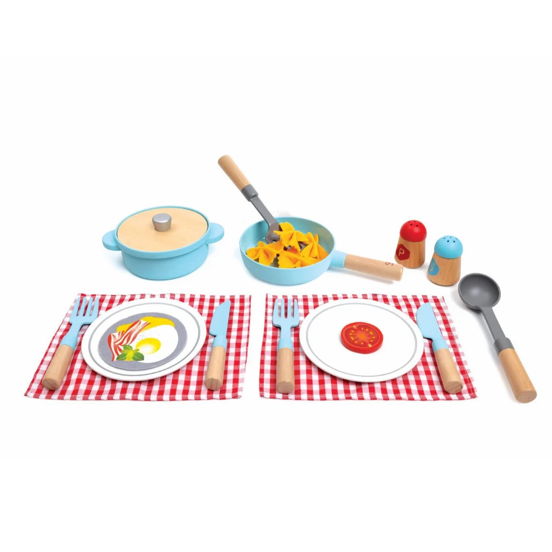 Hape - Little Chef Cooking & Serve Set Hape - Little Chef Cooking & Serve Set