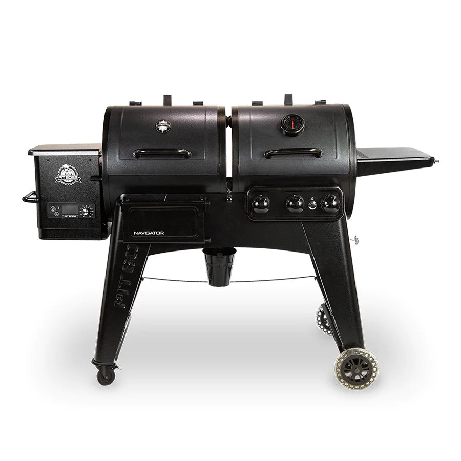 Pit Boss - Outdoor Grill Gas/Pellet Combo Grill + Cover Pit Boss - Outdoor Grill Gas/Pellet Combo Grill + Cover