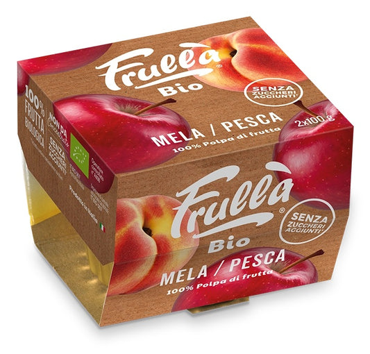 Organic Apple & Peach Puree | Pack of 2