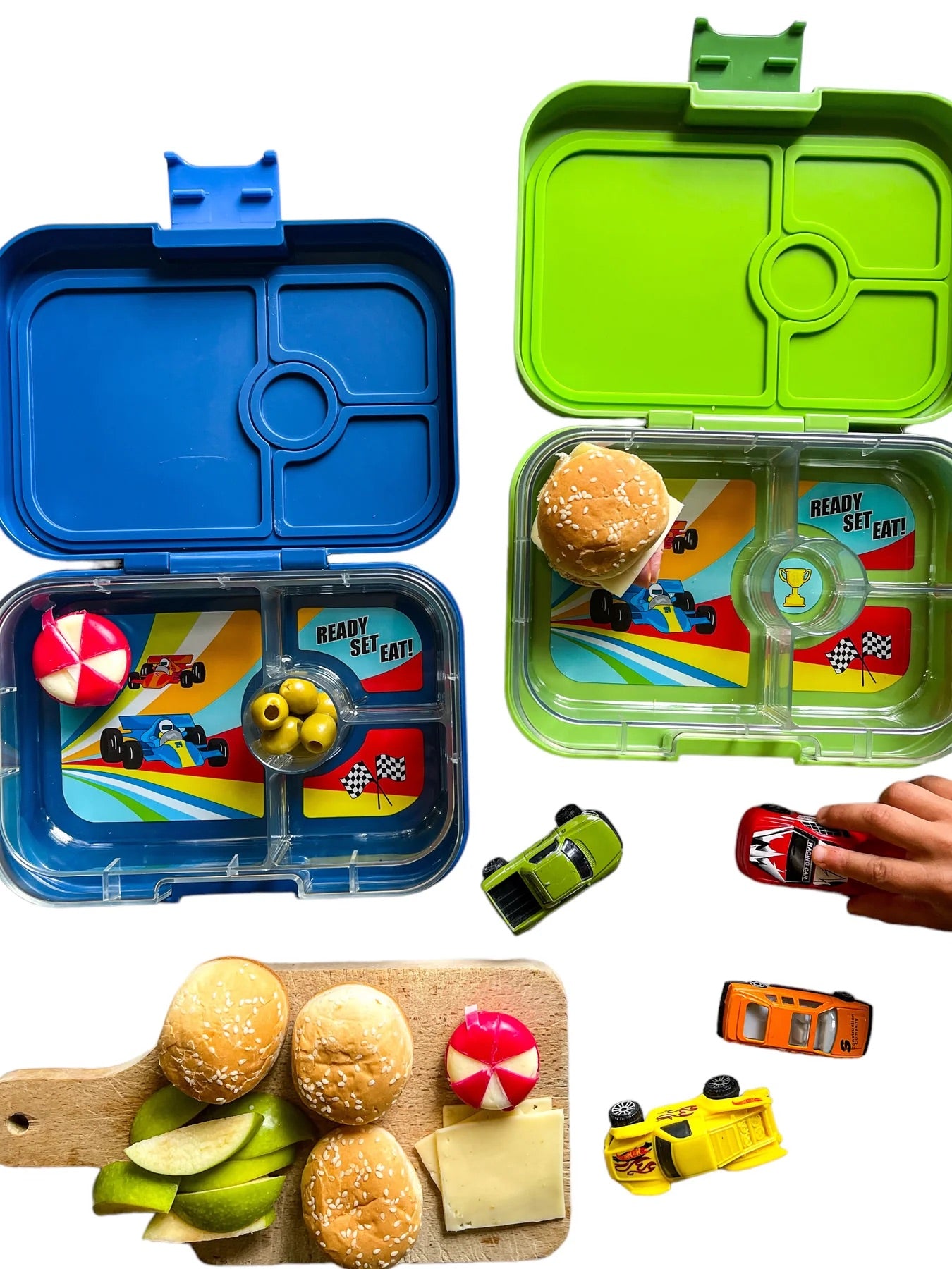 Yumbox - Bento Box | 4 Compartments | Race Cars | Monte Carlo Yumbox - Bento Box | 4 Compartments | Race Cars | Monte Carlo