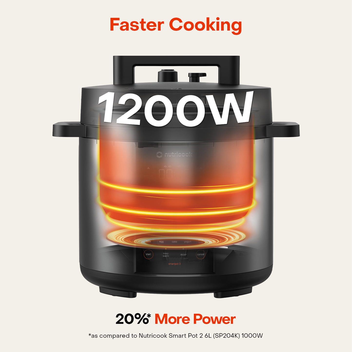 Nutricook Smart Pot 3 6L angled view