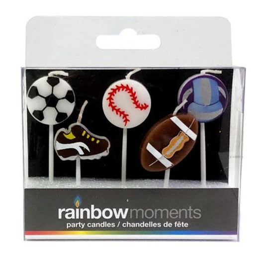 Rainbow Moments - Sports Tails Candles | 5 pack