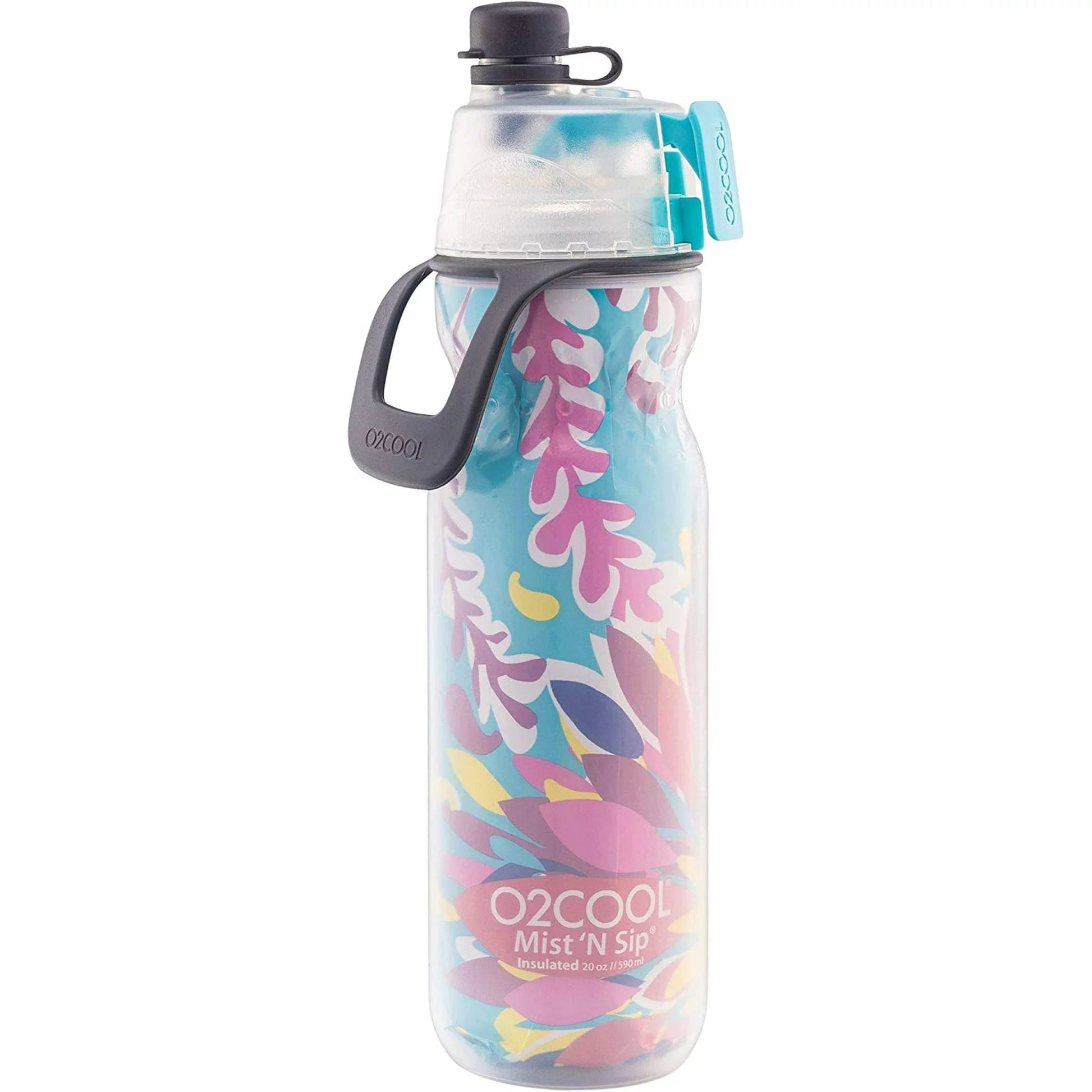 O2COOL - Mist N' Sip Insulated Bottle - 591ml - Tropical O2COOL - Mist N' Sip Insulated Bottle - 591ml - Tropical