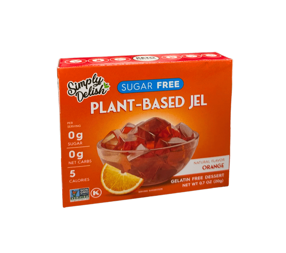 Simply Delish Sugar Free Orange Jel Dessert 20g sachet