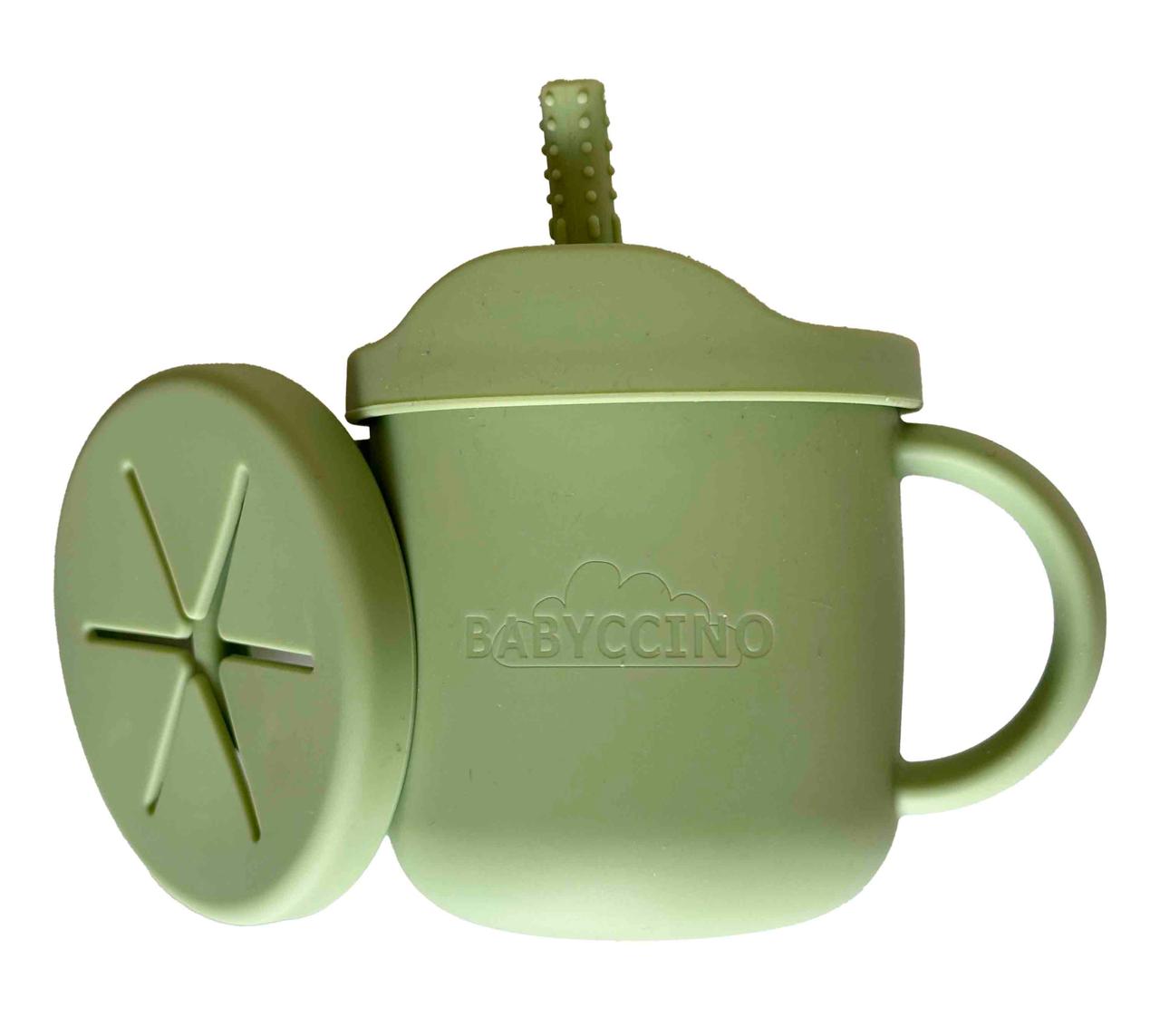 Babyccino - Silicone Sip & Snack Cup Babyccino - Silicone Sip & Snack Cup