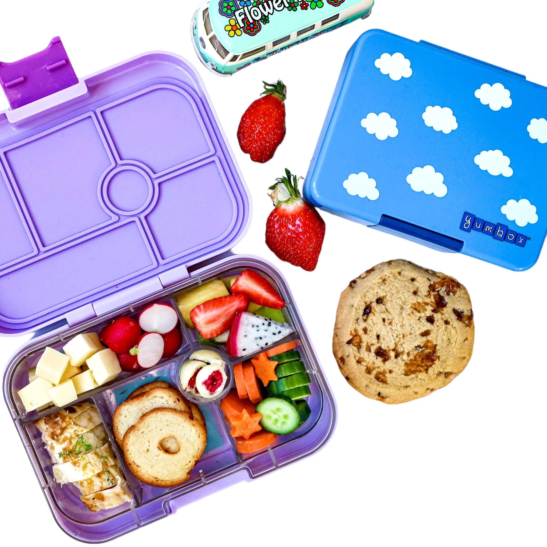 Yumbox - Bento Box | 6 Compartments | Paris | Lulu Purple Yumbox - Bento Box | 6 Compartments | Paris | Lulu Purple
