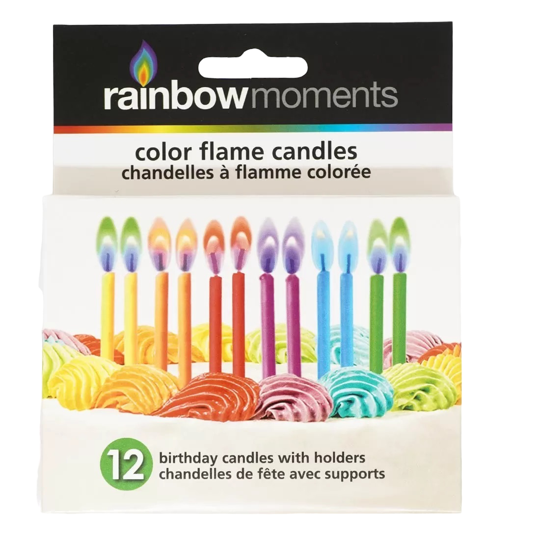 Rainbow Moments - Color Flame Rainbow Candles | 12 Pack Rainbow Moments - Color Flame Rainbow Candles | 12 Pack
