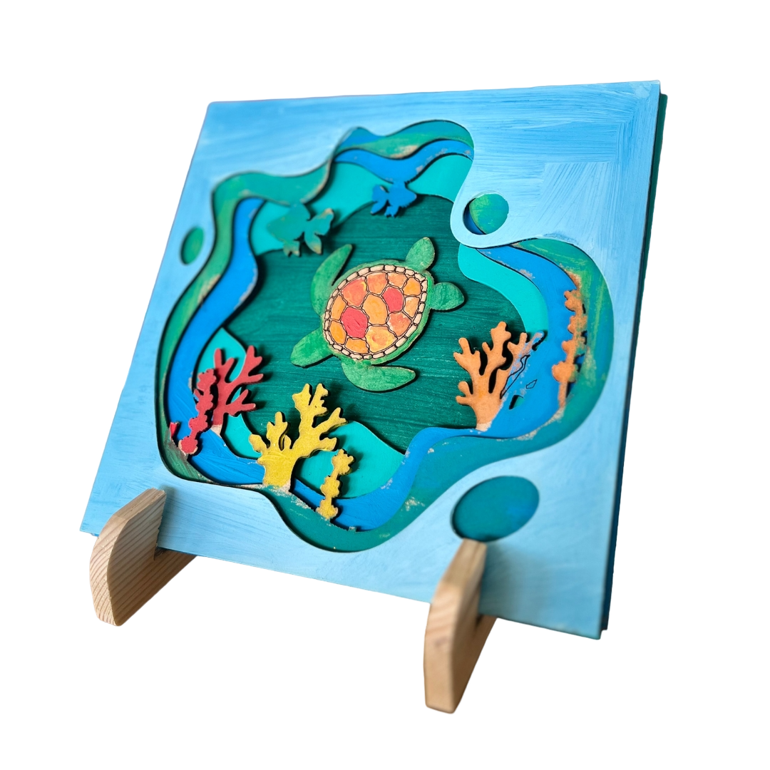 The Orenda Tribe - Coral Reef - All Ages Craft Box | For the Sea Collection