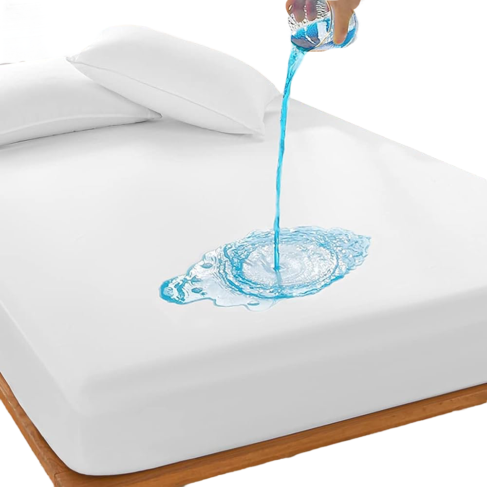 Nova Home - Waterproof Mattress Protector Breath-Pro | Cotton, White Nova Home - Waterproof Mattress Protector Breath-Pro | Cotton, White