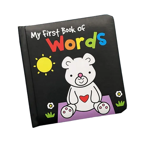Black and White Words book – BambiniJO