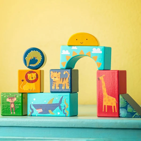 Stephen Joseph - Wood Blocks - Girl Stephen Joseph - Wood Blocks - Girl
