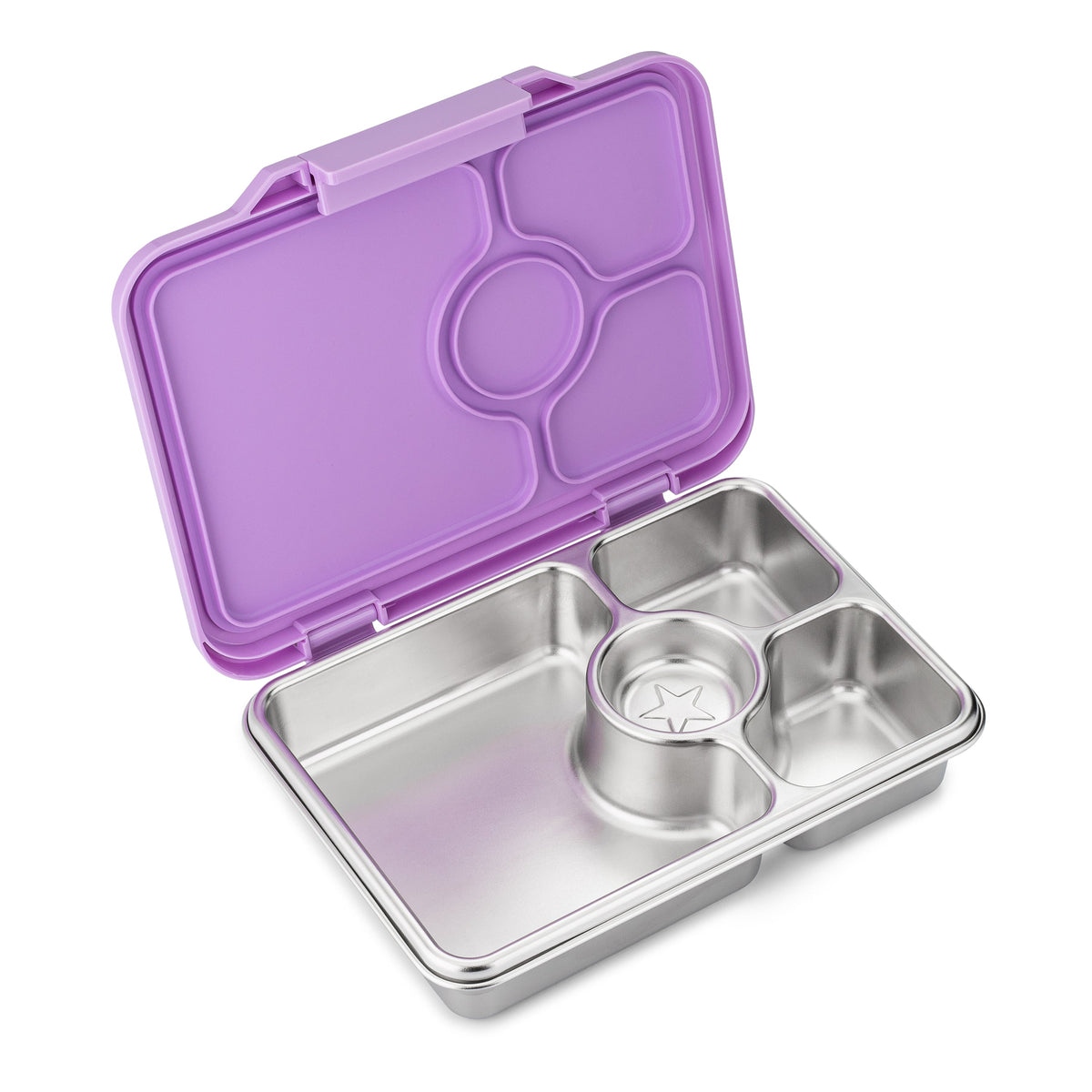 Yumbox - Stainless Steel Bento | 5 Compartments | Leakproof | Lavande Purple Yumbox - Stainless Steel Bento | 5 Compartments | Leakproof | Lavande Purple