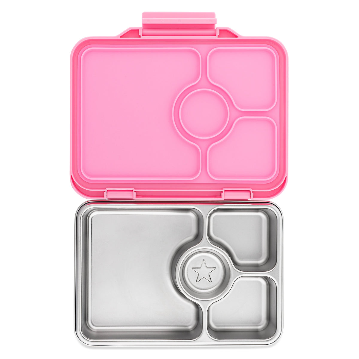 Yumbox - Stainless Steel Bento | 5 Compartments | Leakproof | Versailles Pink Yumbox - Stainless Steel Bento | 5 Compartments | Leakproof | Versailles Pink