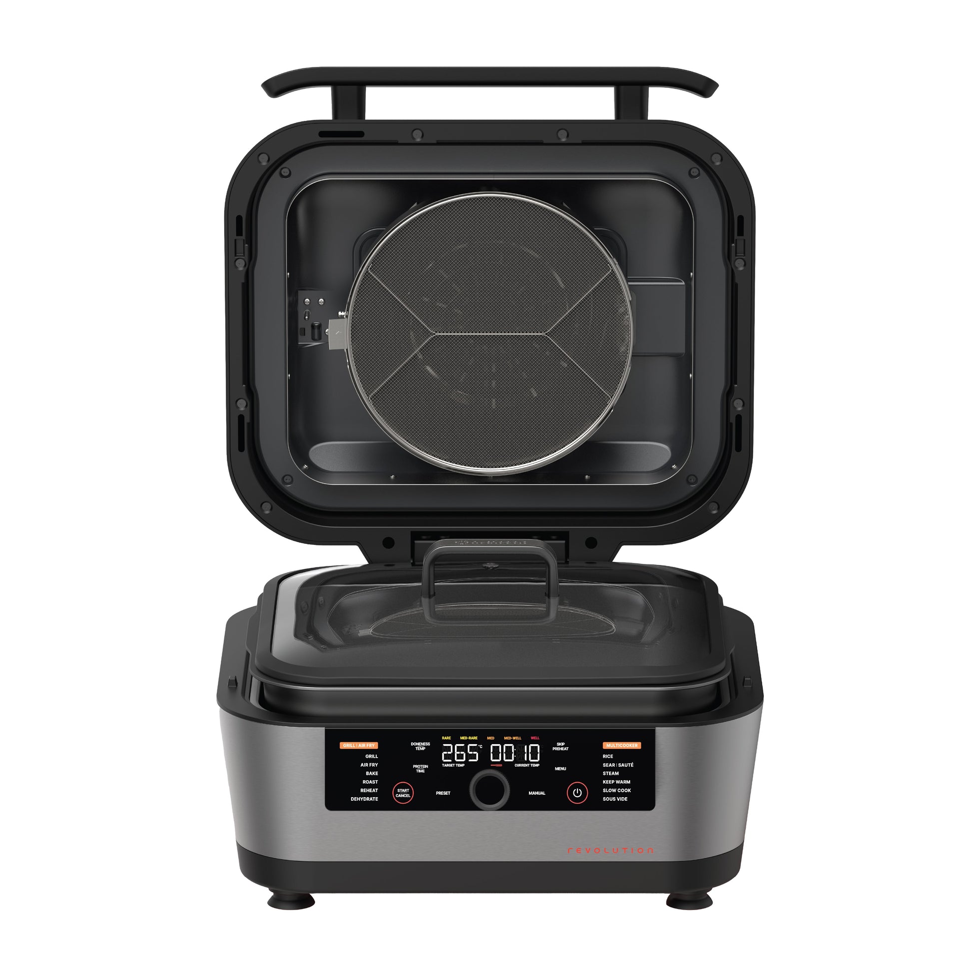 Nutricook Revolution air fry basket and accessories