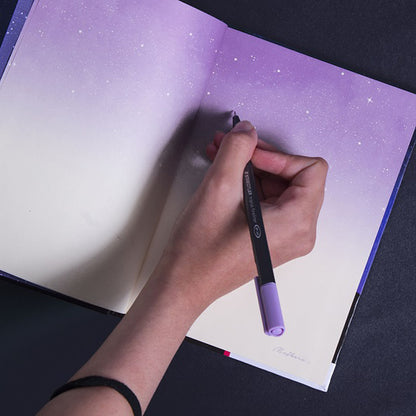 Mofkera | مفكرة | Galaxy Sketchbook Purple Size A6