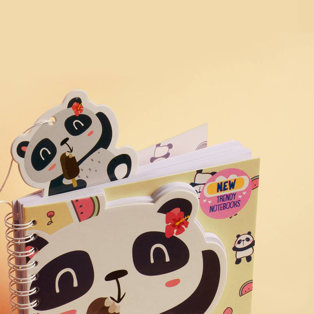 Mofkera | مفكرة | Trendy Wire Notebook - Panda