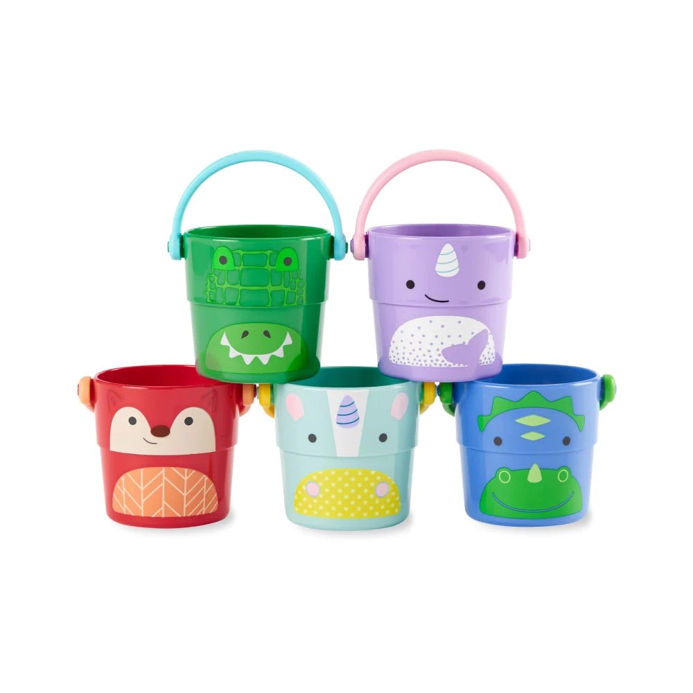 Skip Hop - Zoo Stack and Pour Buckets Skip Hop - Zoo Stack and Pour Buckets