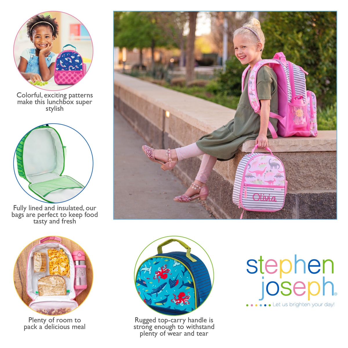 Stephen Joseph - All Over Print Lunch Box Strawberry Field Stephen Joseph - All Over Print Lunch Box Strawberry Field