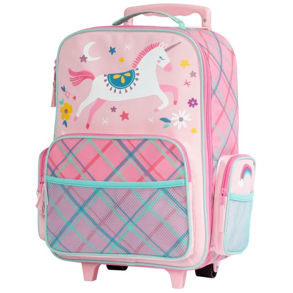 Stephen Joseph | Classic Rolling Luggage | Pink Unicorn Stephen Joseph | Classic Rolling Luggage | Pink Unicorn