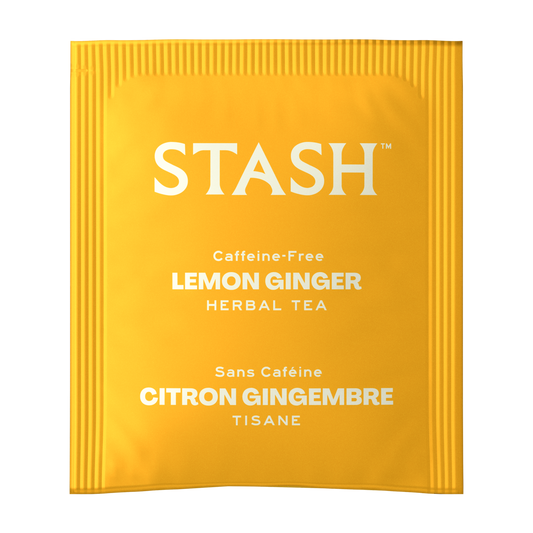 Stash Lemon Ginger tea bag envelope front — BambiniJO Jordan
