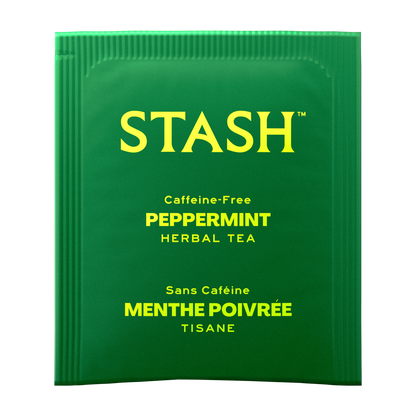 Stash Peppermint tea bag envelope front — BambiniJO Jordan