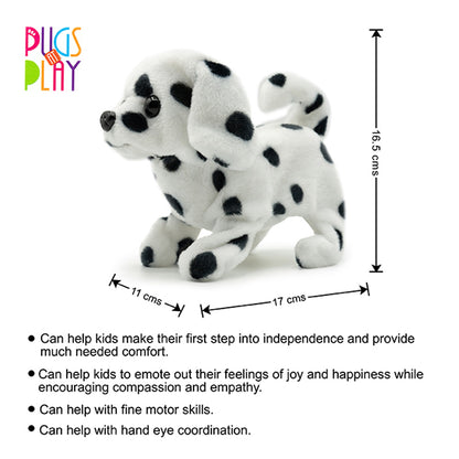 Pugs At Play - Spotty, The Dalmatian Walking Dog | 6.5in