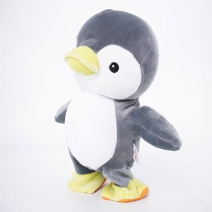 Pugs At Play - Snowy, The Walking / Talking Penguin | 9in