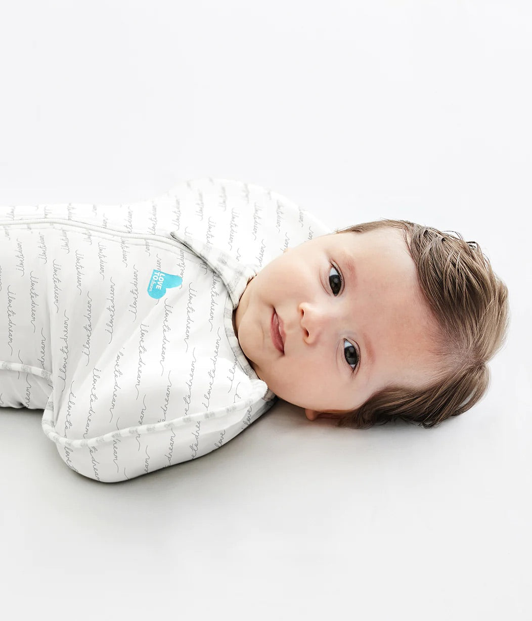Love To Dream - Swaddle Up™ Original 1.0 TOG White You Are My - SMALL Love To Dream - Swaddle Up™ Original 1.0 TOG White You Are My - SMALL