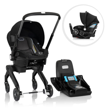 Evenflo - Shyft DualRide Infant Car Seat & Stroller Combo | Beaufort Black