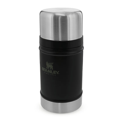 Stanley Classic Vac Food Jar 24OZ in Matte Black Pebble