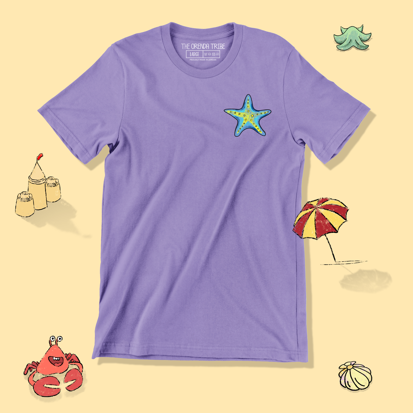 The Orenda Tribe - Adults Starfish T-Shirt - For The Sea Collection