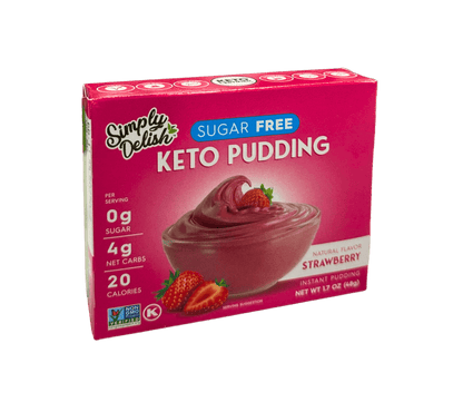 Simply Delish Sugar Free Strawberry Instant Pudding 48g sachet