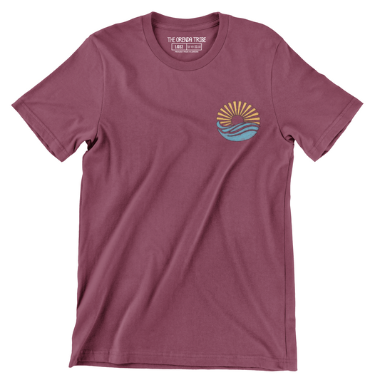 The Orenda Tribe - Adults Sunset T-Shirt - For The Sea Collection