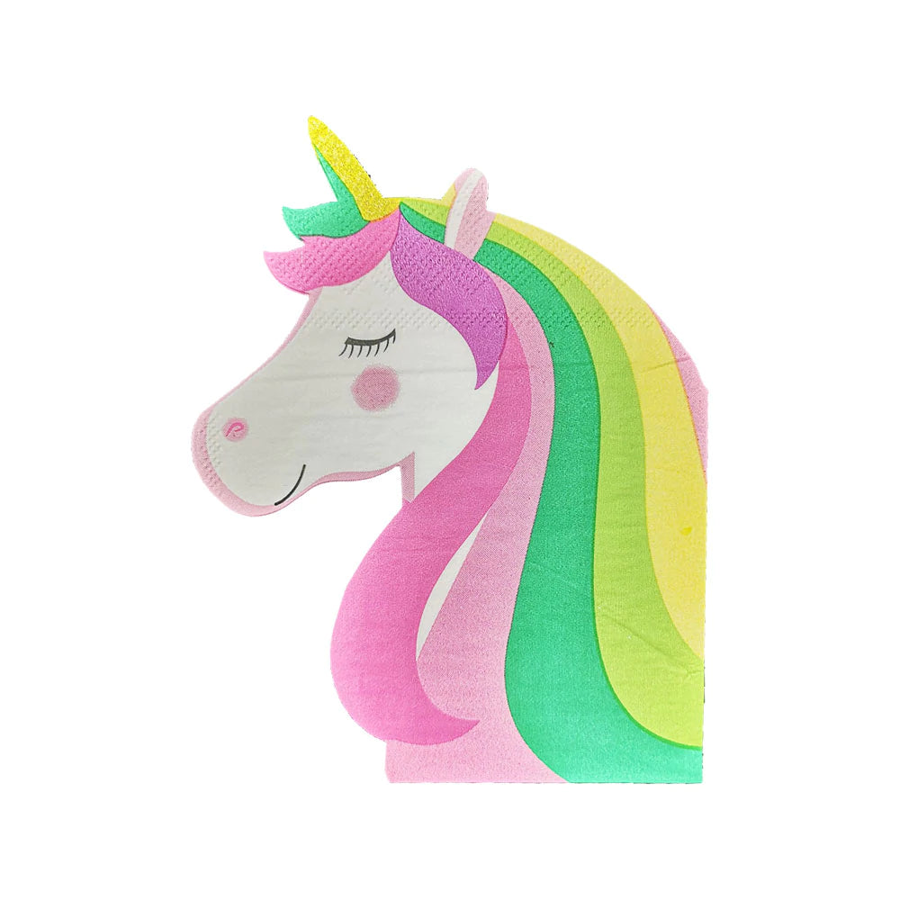Rainbow Moments - Unicorn Paper Napkins | 16 Pack
