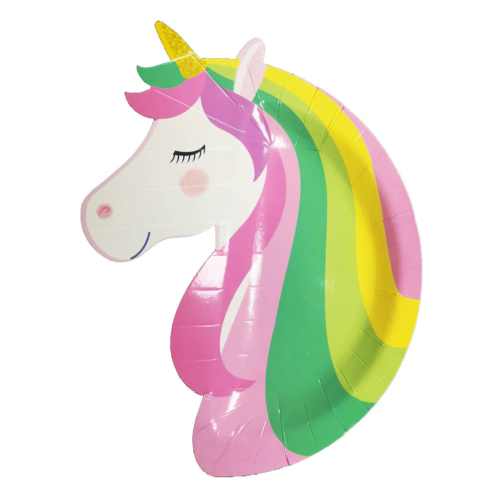 Rainbow Moments - Unicorn Party Plates | 8 Pack Rainbow Moments - Unicorn Party Plates | 8 Pack
