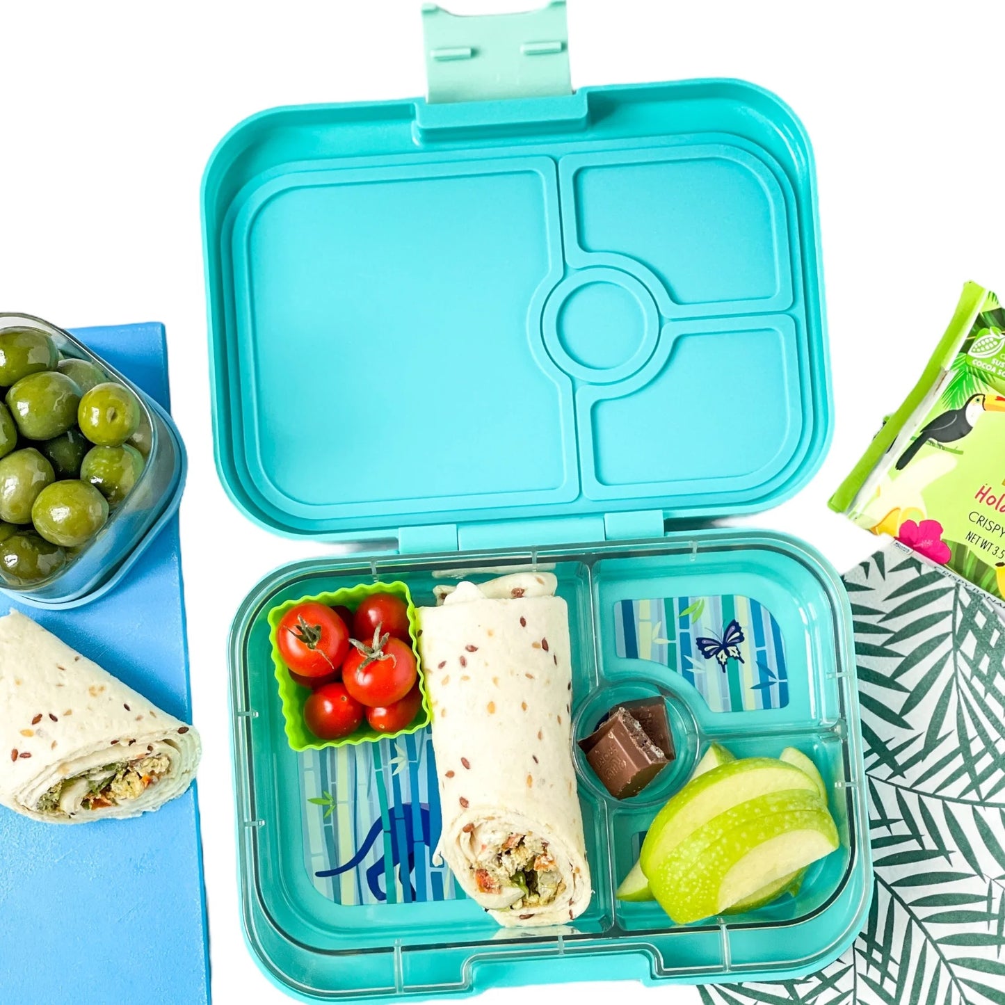Yumbox - Bento Box | 4 Compartments | Panther | Tropical Aqua