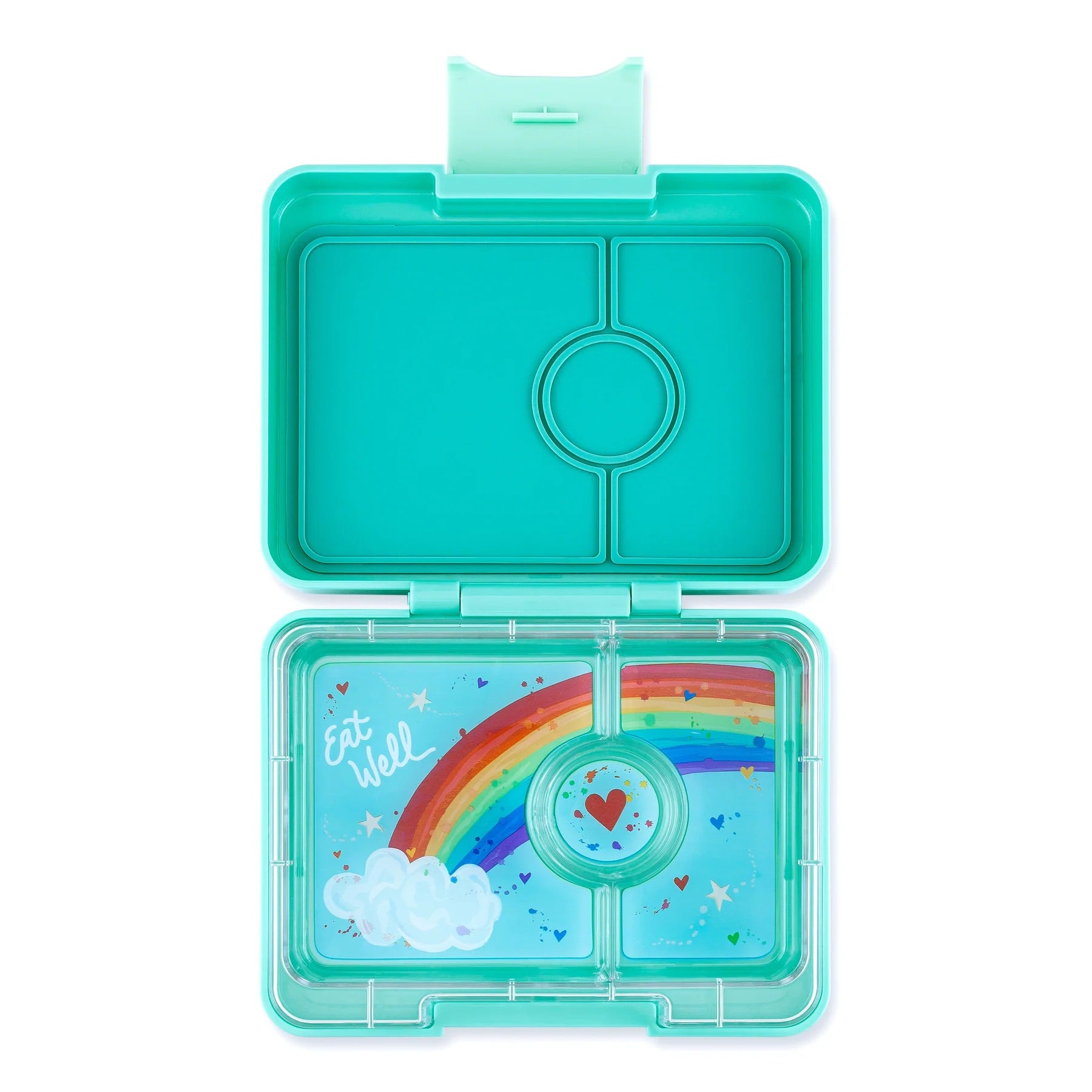 Yumbox - Snack Box | 3 Compartments | Rainbow | Tropical Aqua Yumbox - Snack Box | 3 Compartments | Rainbow | Tropical Aqua