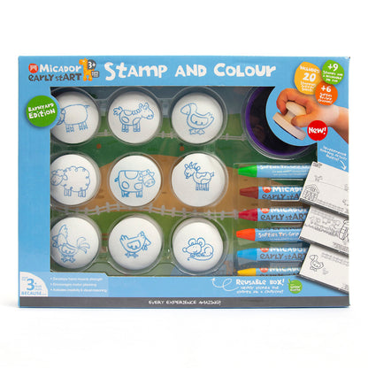 Micador - early stART Stamp & Colour Barnyard