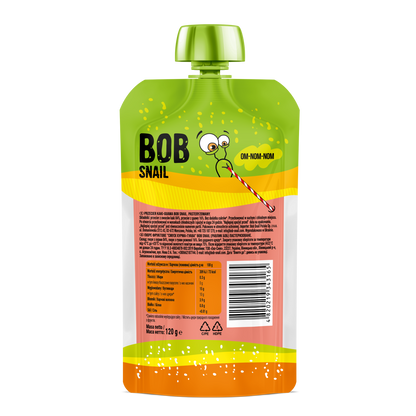 Bob Snail Fruit Puree Pouch Persimmon & Guava 120g — BambiniJO Jordan