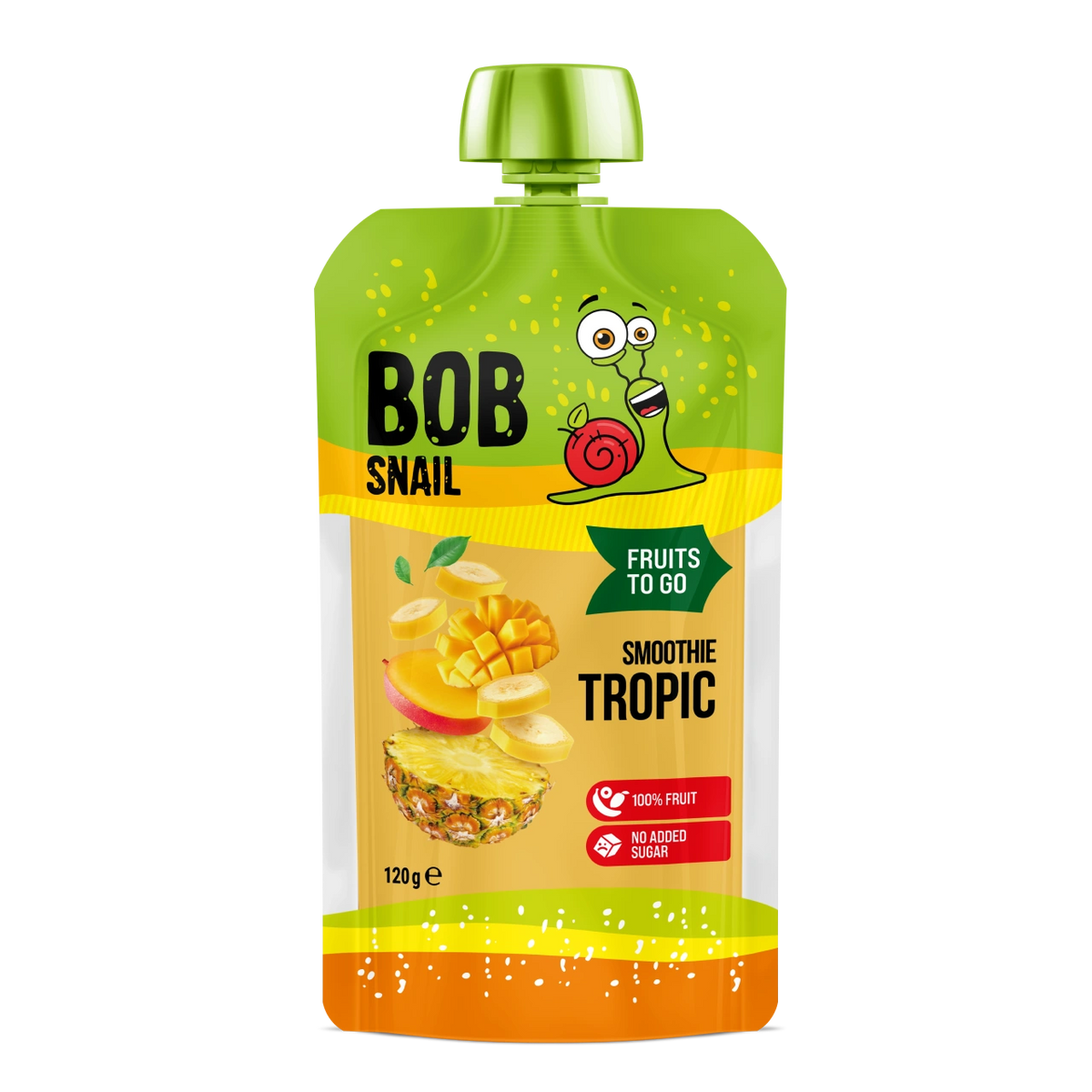 Bob Snail Fruit Puree Pouch Tropic 120g — BambiniJO Jordan