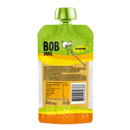 Bob Snail Fruit Puree Pouch Tropic 120g — BambiniJO Jordan
