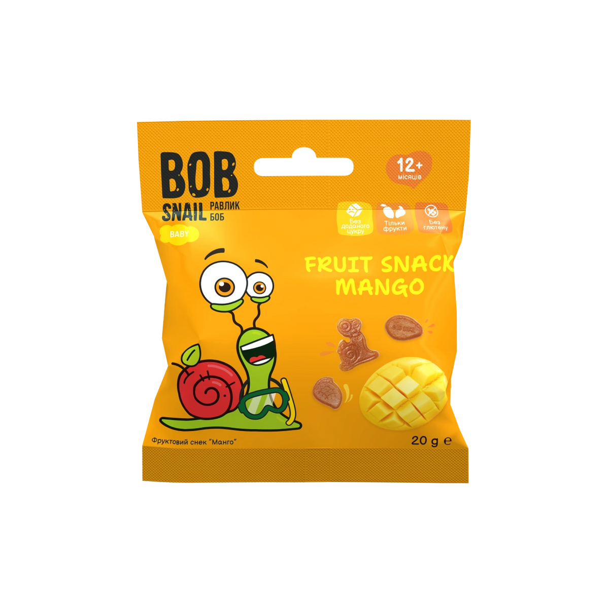Bob Snail Fruit Snack Mango 20g — BambiniJO Jordan