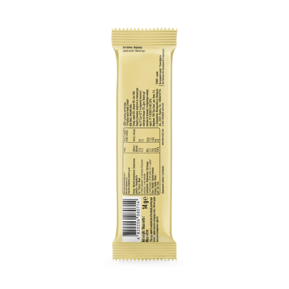 Bob Snail Fruit Stripe Pear & Apple 14g — BambiniJO Jordan